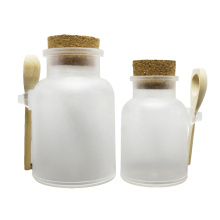 200ml ABS plastic frosted bath salt jar container bottle for bath salt with lid cosmetic packaging BS-17B